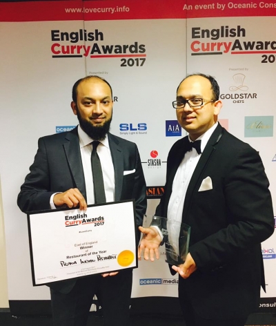 English Curry Awards Winner 2017